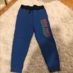 Uniqlo Keith Haring Kids Blue Sweatpants M/8 kb3